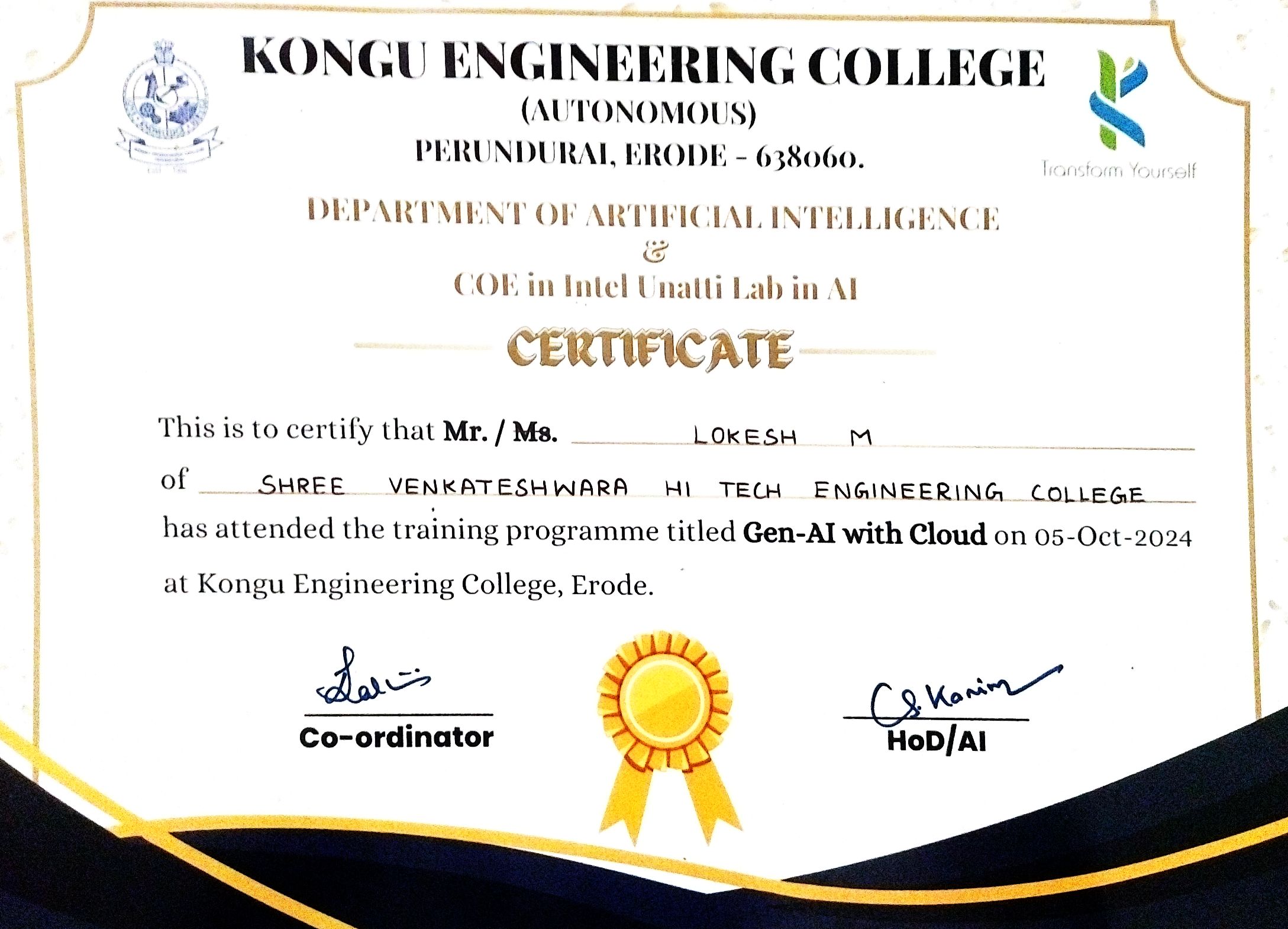 Gen-AI with Cloud